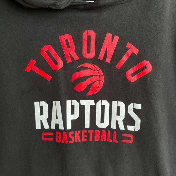 Fanatics Toronto Raptors Hoodie Mens 5XL Black Pullover Fleece Lined Sweatshirt - Picture 2 of 8
